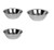 Thunder Group Mixing Bowls Set, 13, 16 & 20-Quart