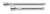 SK Hand Tools 40968 1/4-inch Drive SuperKrome Extension 8-inch