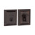Baldwin Prestige Torrey Pines Square Low Profile Single Cylinder Deadbolt Featuring SmartKey in Venetian Bronze