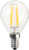 Bulbright LED Vintage Edison Bulb G45-2W LED Light Filament Bulb, Globe Shape E12 Base, Clear Warm White 2700K, LED Edison Bulb 20W Equivalent, 110-120VAC (2)