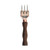 Ice Picsk Sturdy Ice Chippers With Solid Wooden Handle Stainless Steel Three Pronged Ice Crushers For Cocktail Bartender Ice Pick Tool Set