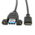 NFHK USB 3.1 Front Panel Header to USB 3.0 Type-A Female Extension Cable 50cm Panel Mount Type