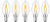 5PACK LED Filament Bulb Candelabra C7 2W LED Filament Candle Bulb, E12 Base, Warm White 2700K, LED Mini Bulb Night Light 20W Equivalent, 110-120VAC (2)