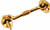 Brass Door Hook - 3 Inch - Seadog Line