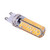 Welsun Dimmable G9/E14/G4/BA15D 8W 80 SMD 5730 600 LM Warm White/Cool White LED Bulb(110V/220V) (Connector : BA15D, Light Source Color : Warm White-110V)