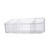 DOITOOL Wall Mounted Shelves for Storage Bathroom Shampoo Shelf Bathroom Storage Rack Kitchen Organizer Bin Wall Mounted Rack Plastic Storage Holder Bathroom Storage Racks Hanging