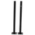 Uonlytech 2 Sets Bracket Metal Shelf Pipe Shelf Bracket L Brackets Heavy Duty Shelf Hidden Brackets Floating Shelf Brackets Heavy Duty Shelving Iron Black Floating Partition Bracket Metal