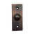 Adonai Hardware Rectangular Victorian Brass Bell Push or Door Bell or Push Button - Oil Rubbed Bronze