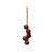 Creative Co-Op Metal Bells on Jute Hanger, Distressed Red