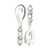 Shiraleah Beaded Salad Server, Silver