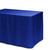 LinenTablecloth 4 ft. Fitted Polyester Tablecloth Royal Blue