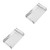 Cabilock 2pcs Shelfing Stainless Steel Shelving Racks for Storage Shelves Wall- Mounted Storage Rack Storage Shower Shelf Stainless Steel Shelf Single Shelf Wall Mount Tray Single Layer