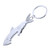 Bottle Opener Keyring Zinc Alloy Pocket Small Beer Opener Keyring Mini Bottle Opener Keychain For Home Party Beer Lover Mini Keychain Bottle Opener Mini Beer Bottle Opener Keychain Pocket Beer Bottle