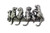 Handcrafted Nautical Decor Rustic Silver Cast Iron Dog Wall Hooks 8" - Iron Wall Hook - Dog Decoration for
