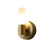 Gold Wall Sconces - Modern Sconces Brass Wall Lighting Acrylic Lampshade Hardwired Wall Light Fixtures for Living Room Bedroom Bathroom Hallway,1pack Gold Wall Sconces - Modern Sconces Brass Wall Lighting Acrylic Lampshade Hardwired Wall Light Fixtures for Living Room Bedroom Bathroom Hallway,1pack