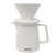 Kovot Pour Over Coffee Maker Set, Premium Ceramic V60 Dripper for 1-2 Cup & 15 ounce Serving Pitcher, Home Filter Coffee Maker (White)