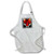 3dRose apr_9157_2 Fox-Medium Length Apron with Pouch Pockets, 22 by 24-Inch