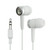 GRAPHICS & MORE Smokey Cat Novelty in-Ear Earbud Headphones - White