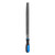 HARFINGTON Half-Round File 10" High Carbon Hardened Steel Double Cut Hand Rasp with Plastic Handle for Deburring and Removing Material