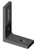 10 Tall Black L Bracket Foot for Solar Panel PV Module Mounting Racking Installation