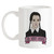 Fonhark - Wednesday Addams Mug (The Addams Family, 90s Film or Movie Buff Fanstic Mug, The X Files, Creepy, Nostalgia, Morticia, Goth), 11 Oz Novelty Coffee Mug/Cup, White