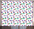Ambesonne Skulls Decorations Curtains by, Artistic Pattern with Colored Hearts and Skulls, Living Room Bedroom Decor, 2 Panel Set, 108 W X 90 L Inches