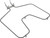 Edgewater Parts WB44K10005, AP2030964, PS249238 Oven Bake Element Compatible With GE Oven 2,585WATTS 240VOLTS .25" Make Terminals (Fits Models: 154, ABS, C2S, J2B, JB4)