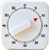 Kitchen Timer, 60 Minutes Mechanical Timer Clock,Kitchen Cooking Timer Clock with Bell Alarm Clock,No Battery Needed, Short Timer Kitchen Alarm Clock