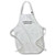 3dRose Tchotchke - Full Length Apron, 22 by 30-inch, White, With Pockets