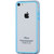 MYBAT MyBumper Phone Protector Cover for iPhone 5C - Retail Packaging - Baby Blue/Transparent Clear