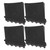 Werner Step Ladder Ladder Feet Covers Protector Pad: 4 Pcs Non Slip Ladder Feet Rubber Ladder Feet Replacement Step Ladder Feet Foot Mat Cushion Covers Non- Skid Ladder Pads