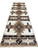 Southwest Native American Runner Area Rug Indian Ivory Concord Design C318 (2 Feet X 7 Feet )