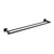 Miyili Matte Black Double Bath Towel Bar 30-Inch SUS 304 Stainless Steel Towel Holder Rack for Bathroom, A02B75B Miyili Matte Black Double Bath Towel Bar 30-Inch SUS 304 Stainless Steel Towel Holder Rack for Bathroom, A02B75B