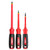 3-Piece 1000V Insulated Screwdriver Set w/Square Drive