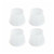 QULACO Furniture Legs 20pcs Silicon Furniture Leg Protection Cover Table Feet Pad Floor Protector for Chair Leg