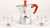 Bialetti MOKA Express 3 cups + 2 espresso glass cups