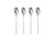 Alessi, 4 Set Dry Mocha Coffee Spoon, Set Of 4, Silver