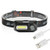 LED USB Rechargeable Headlamp Waterproof Head Torch Headlight 180 LM (COB)+100 LM (XPE) 6 Modes Head Flashlight for Fishing Camping Hiking
