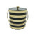 Mr. Ice Bucket Barrel 3-Quart Ice Bucket, Black