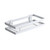 Zerodeko Kitchen Wall Shelves Storage Rack Storage Wall Shelves White Storage Shelves Wall Hanging Shelves Kitchen Shelf Shower Multifunction Storage Rack Toiletry Storage Holder
