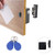 [2 pack] Gexmil Electronic Cabinet RFID Lock Kit Set, Hidden DIY Lock for Wooden Cabinet Drawer Locker, RFID Card/Tag Entry