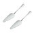 Cake Spatula Cake Slice Cake Pie Server Pizza Spatula Stainless Steel With Fine Serrated Edge For Wedding Anniversary Birthday Party Silver 2Pcs