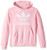 adidas Originals Boys' Big Trefoil Hoodie, Light Pink/White, Medium adidas Originals Boys' Big Trefoil Hoodie, Light Pink/White, Medium