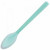 Soft-Touch Silicone Spoon deep Type Made in Japan (Blue, Small)