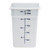 Cambro 22SFSP148 White Poly 22 Qt CamSquare Food Storage Container
