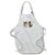 3dRose Funny Red Fox Bride and Groom Wedding Art - Medium Length Apron, 22 by 24-Inch, with Pouch Pockets (apr_222129_2)