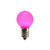 Vickerman G30 Pink Ceramic LED Nickel Base Bulb E12 .96Watts 120Volt Dimmable, 25 Bulbs per Pack