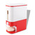 Rubtlamp 20 Lbs Rice Dispenser, Large Dry Food Container With Lid, Rice Storage Container With Measuring Cylinder, Cereal Dispenser Moisture Proof Household Food Dispenser Bucket, For Christmas