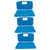 Bench 2 Sets Shower Cushion Bath Shower Seat for Inside Shower Coldproof Bath Chair Pad Seat Cushion Portable Bench Upholstered Benches Anti-Slip Stool Mat Bath Chair Mat Blue