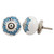 Indian Shelf 4 Pieces Drawer Pulls for Dresser | Floral Kitchen Door Knob | White Farmhouse Cabinet Knobs | Ceramic Cute Drawer Knobs | Knob for Dresser | Cabinet Pull Knobs